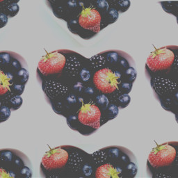 freetoeditedited berries blueberries fruit strawberries